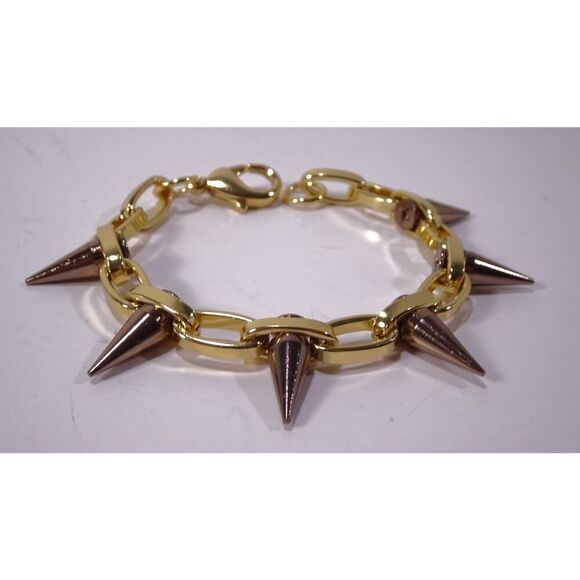 Joomi Lim Women's Single Row Spike Bracelet Gold Rhodium NWOT 159 - Picture 6 of 8